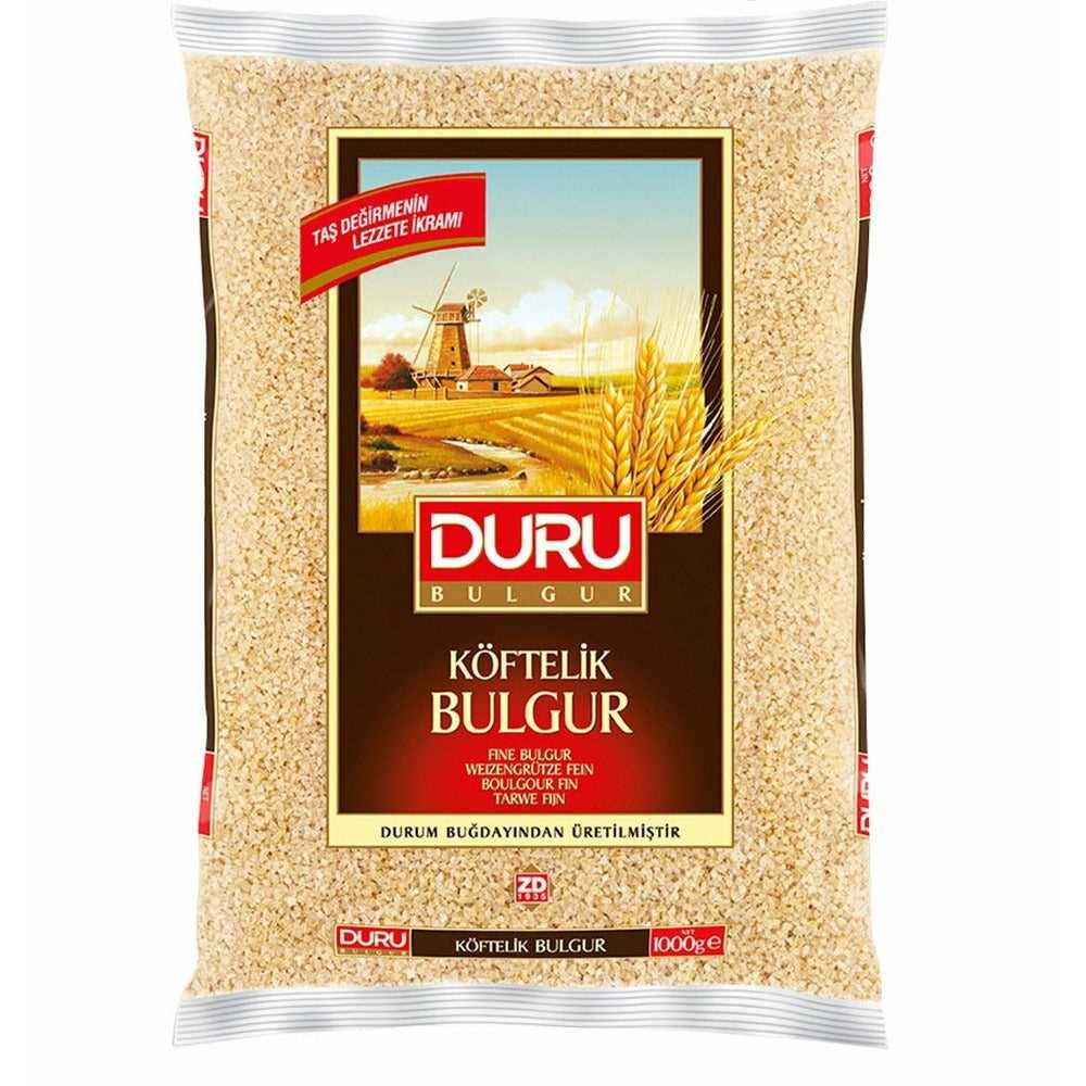 Duru Koftelik Bulgur Fine Bulgur for Meatballs 1kg | Best Grocery
