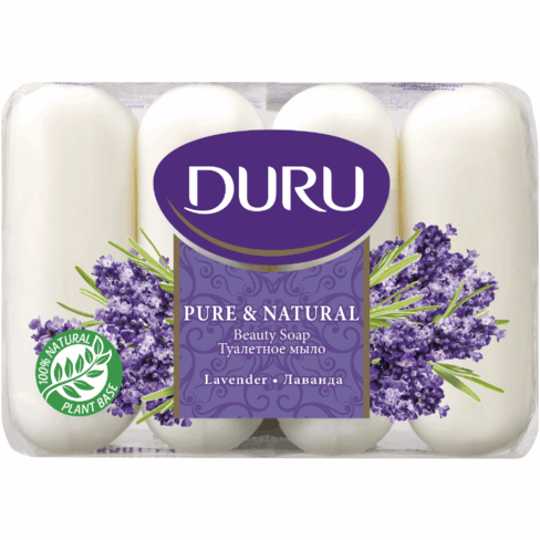 Duru Pure & Natural Hand Soap (Lavender) 4*70g
