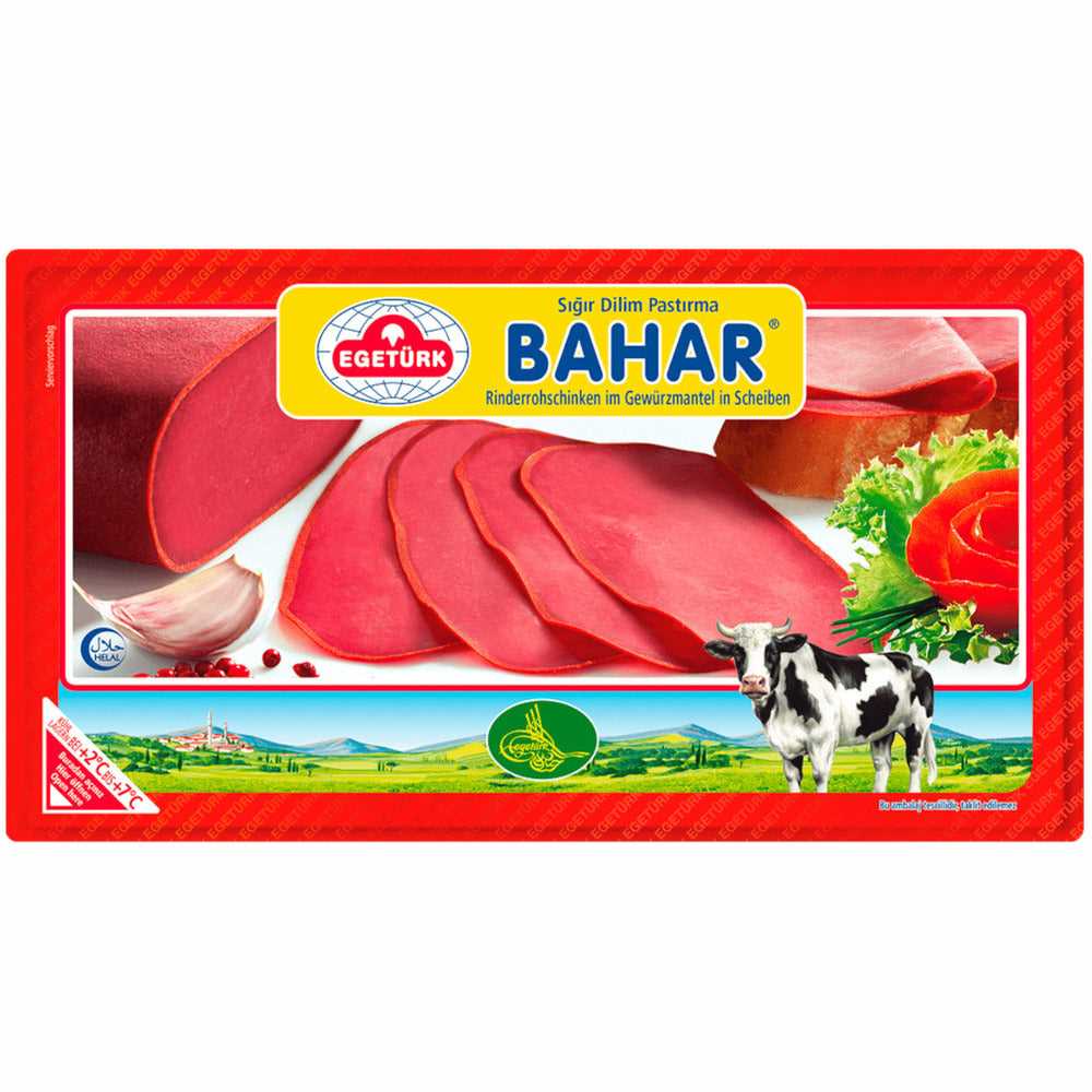Egeturk Bahar Sliced Beef Pastrami 100g | Best Grocery