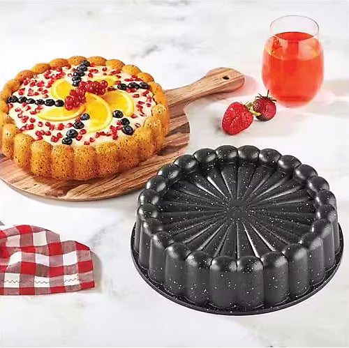 Elif Cast Granite Cake Pan 26cm | Best Grocery