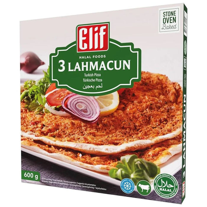 Buy Elif Frozen Lahmacun Turkish Pizza 3-Pack 600g | Best Grocery