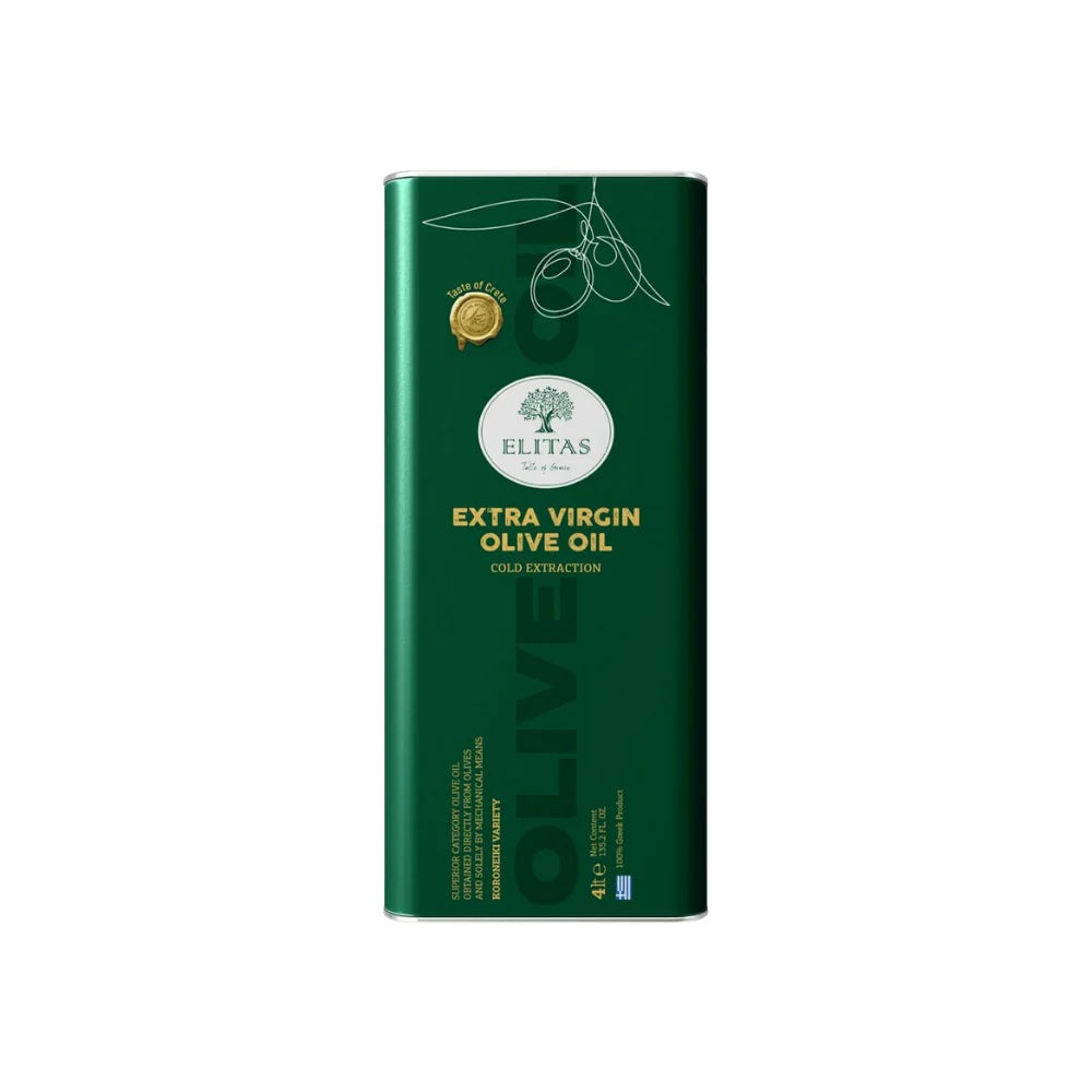 Elitas Extra Virgin Olive Oil Tin 4L | Best Grocery