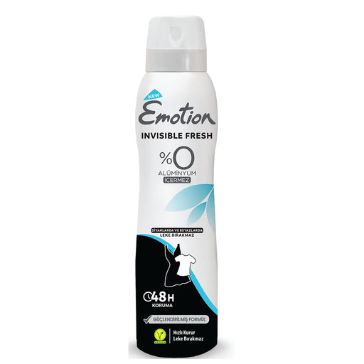 Emotion Invisible Fresh Deodorant 150ml | No Stains | Best Grocery