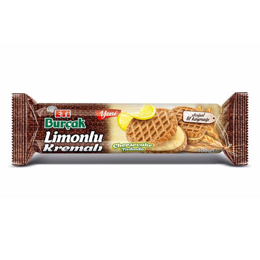 Buy Eti Burçak Lemon Cream Biscuits 100g | Best Grocery