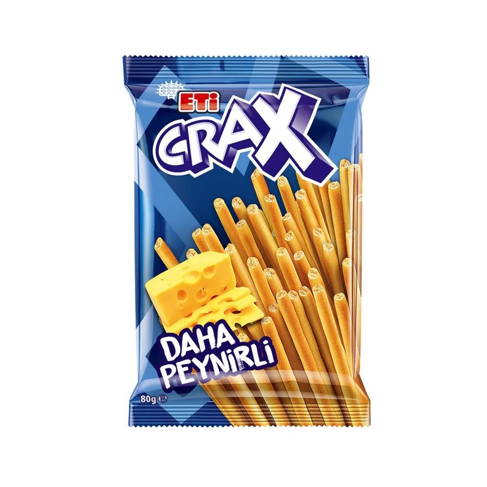 Buy Eti Crax Cheese Flavored Stick Crackers 80g | Best Grocery