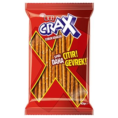 Eti Crax Sade Tuzlu Çubuk Kraker 120 Gr