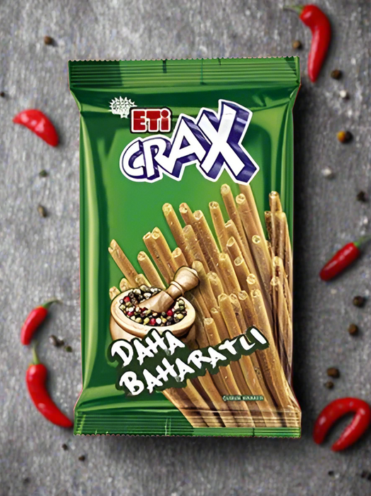 Eti Crax Stick Cracker (Baharatli Cubuk Kraker) 50g