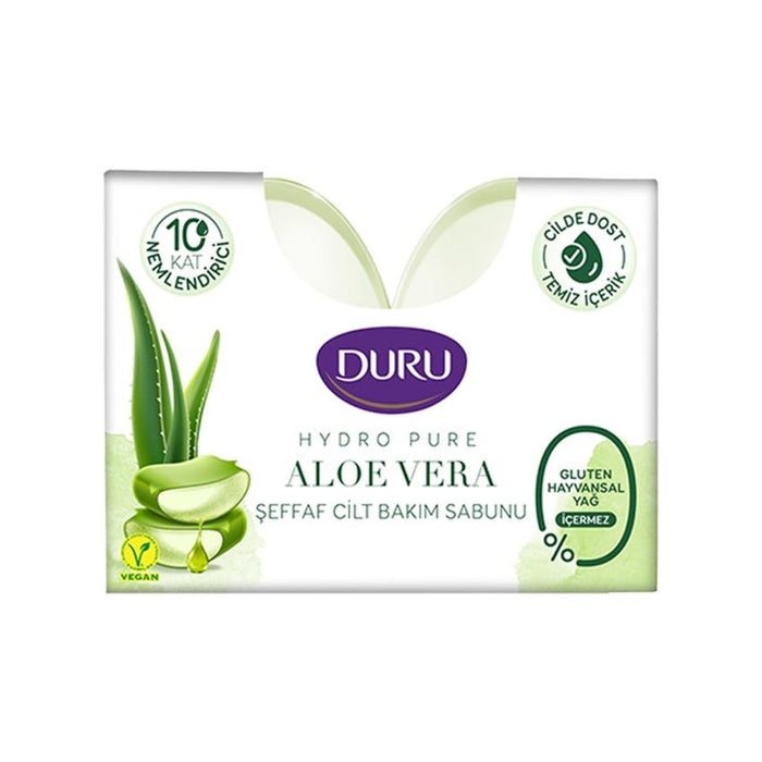 Evyap Duru Hydro Pure Aloe Vera Soap (Cilt Bakim Sabunu) 135g x 2pc