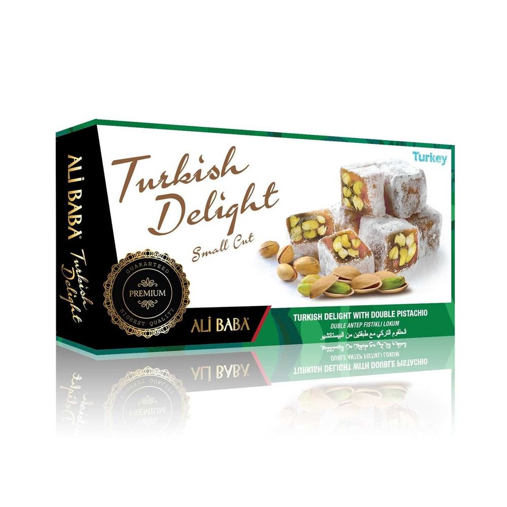 Ali Baba Duble Antep Fistikli Lokum (Turkish Delight with Double Pistachio) 350 g
