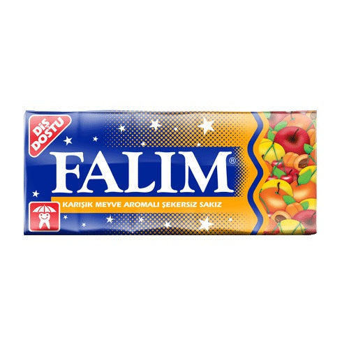 Falim Karisik Meyve Fruit Sugar Free Chewing Gum 5Pcs | Best Grocery