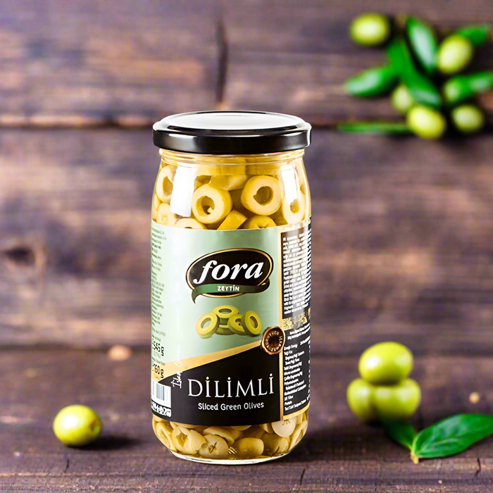 Fora Sliced Green Olives (Dilimli Yesil Zeytin) 160 Gr