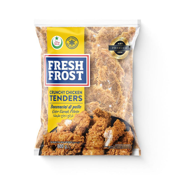 Fresh Frost Frozen Crunchy Halal Chicken Tenders 600g | Best Grocery