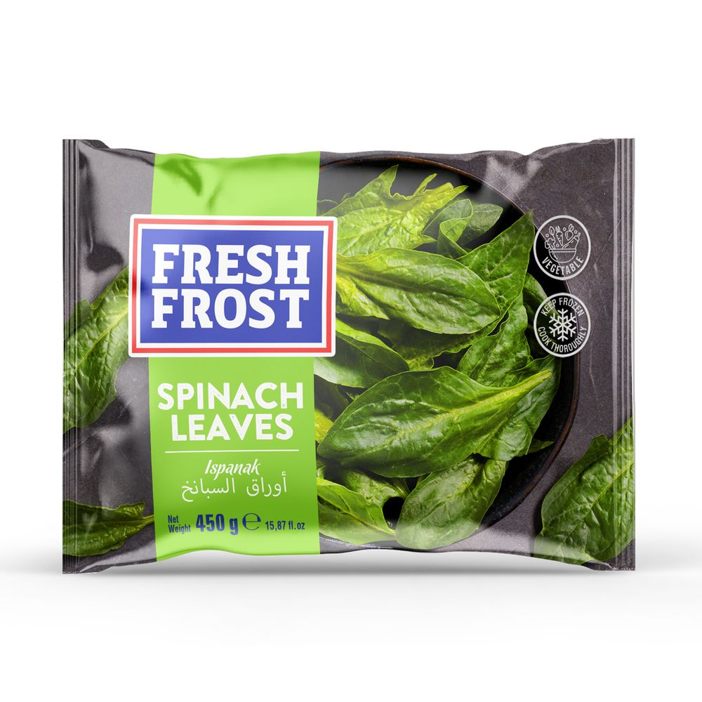 Freshfrost Frozen Ispanak Spinach Leaves 450g | Best Grocery