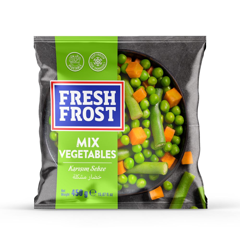 Freshfrost Frozen Karisim Sebze Mix Vegetables 450g | Best Grocery