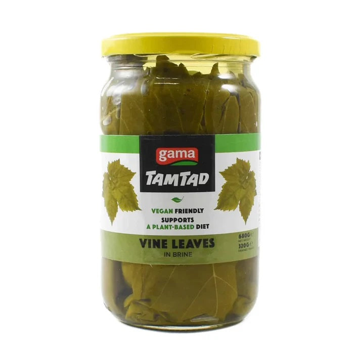Buy Gama Tamtad Vine Leaves in Brine 680g | Best Grocery-(1)