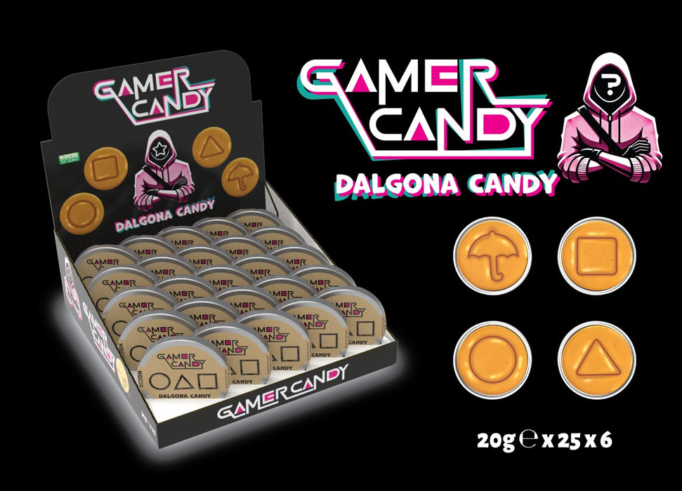 Gamer Candy Dalgona Honeycomb Candy Display 20g | Best Grocery