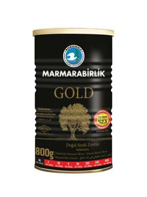Marmarabirlik Gold Black Olives XL Tin 800gr