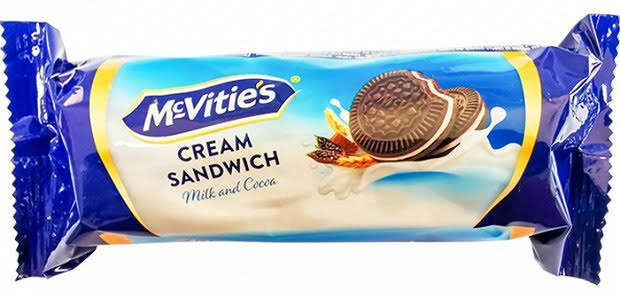 McVitie's Milk&Cocoa Cream Sandwich Biscuit 90g