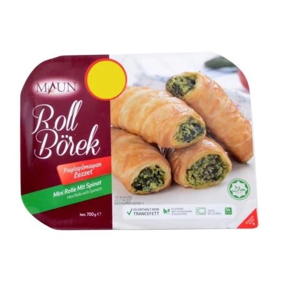 Maun Ispanaklı Rulo Tepsi Börek 500 G