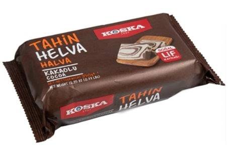 Koska Tahini Halva with Cocoa (Kakaolu Helva) 350 gram