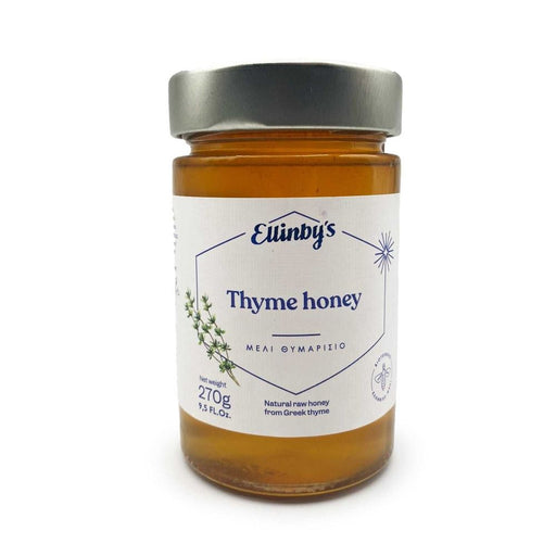 Ellinby's Greek Thyme Honey (Natural Raw Honey From Greek Thyme) 257g