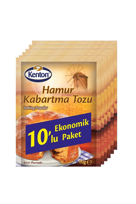 Kenton Baking Powder 10x10 Gr (Hamur Kabartma Tozu)