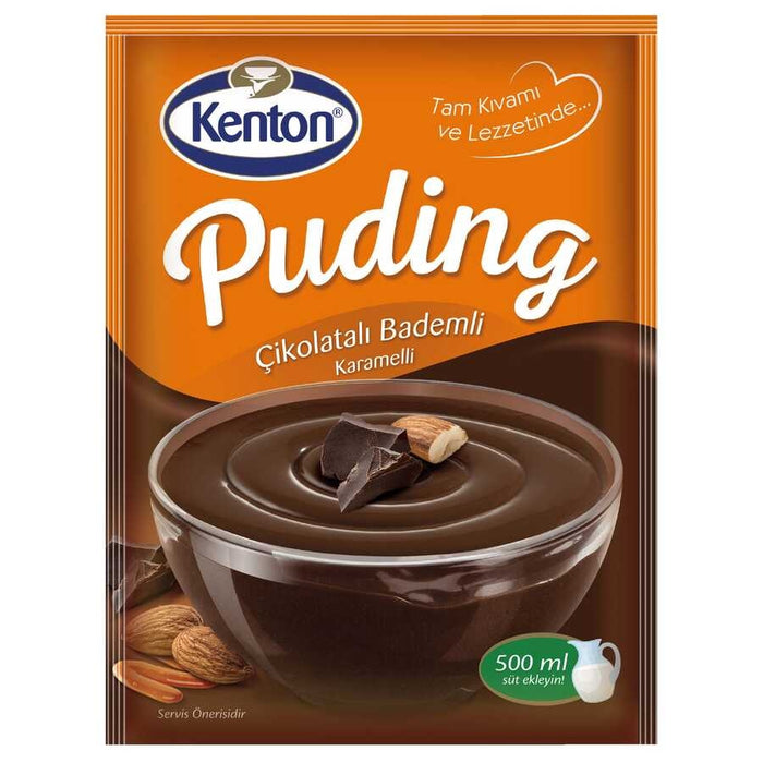 Kenton Pudding Cikolatali Bademli Karamelli 100g