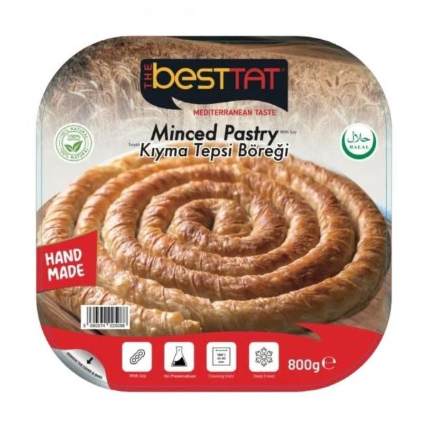 Besttat Minced Meat Pastry (Kiymali Tepsi Boregi) 800g