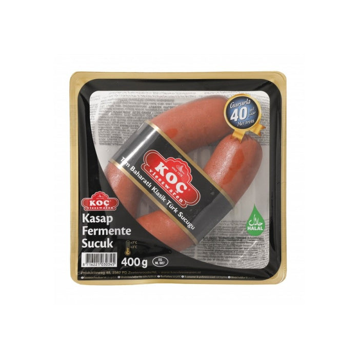 Koç Kasap Fermente Sucuk Traditional Halal Sausage 400g | Best Grocery