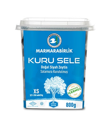 Marmarabirlik Dry Cured Black Olives (Kuru Sele) (XS) 800 gr