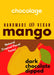 Chocolage Vegan Dark Chocolate with Dried Mango, 80g