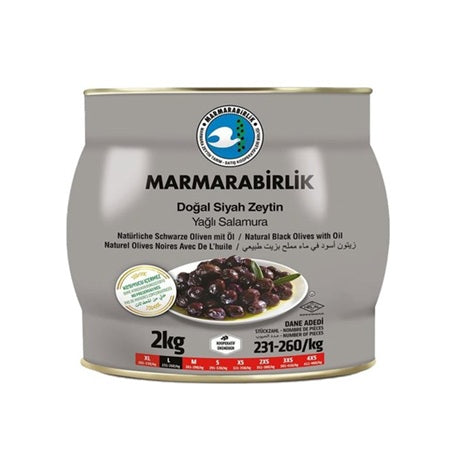 Marmarabirlik Hiper Black Olives L 2kg | Best Grocery