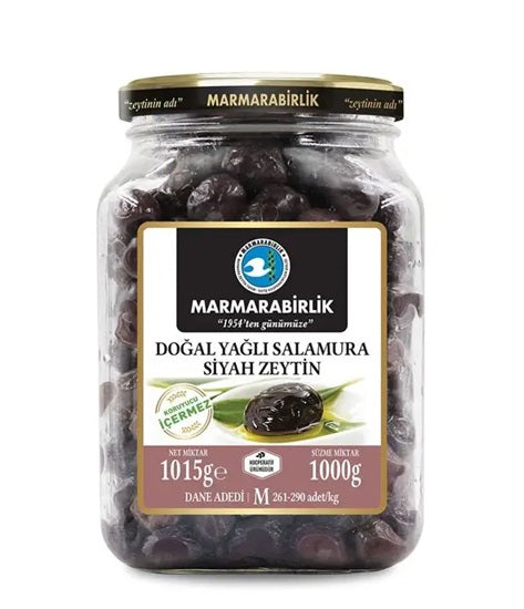Marmarabirlik Super Black Olives M 1000g | Best Grocery