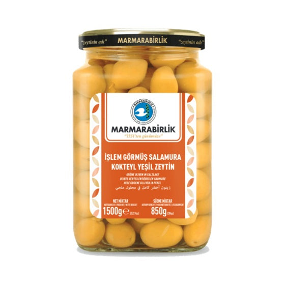 Marmarabirlik Green Cocktail Olives 1500g | Best Grocery