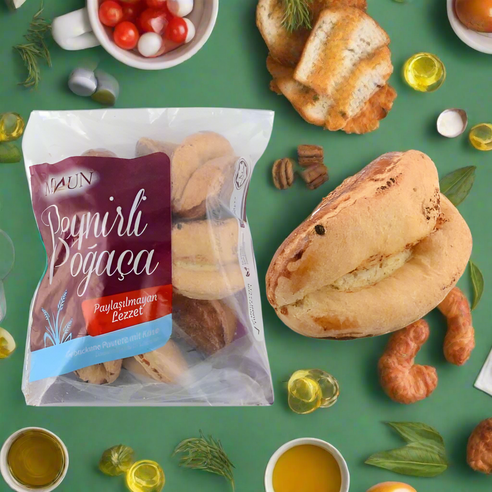 Maun Cheese Bun Peynirli Pogaca Bakery Pack 8 Pcs | Best