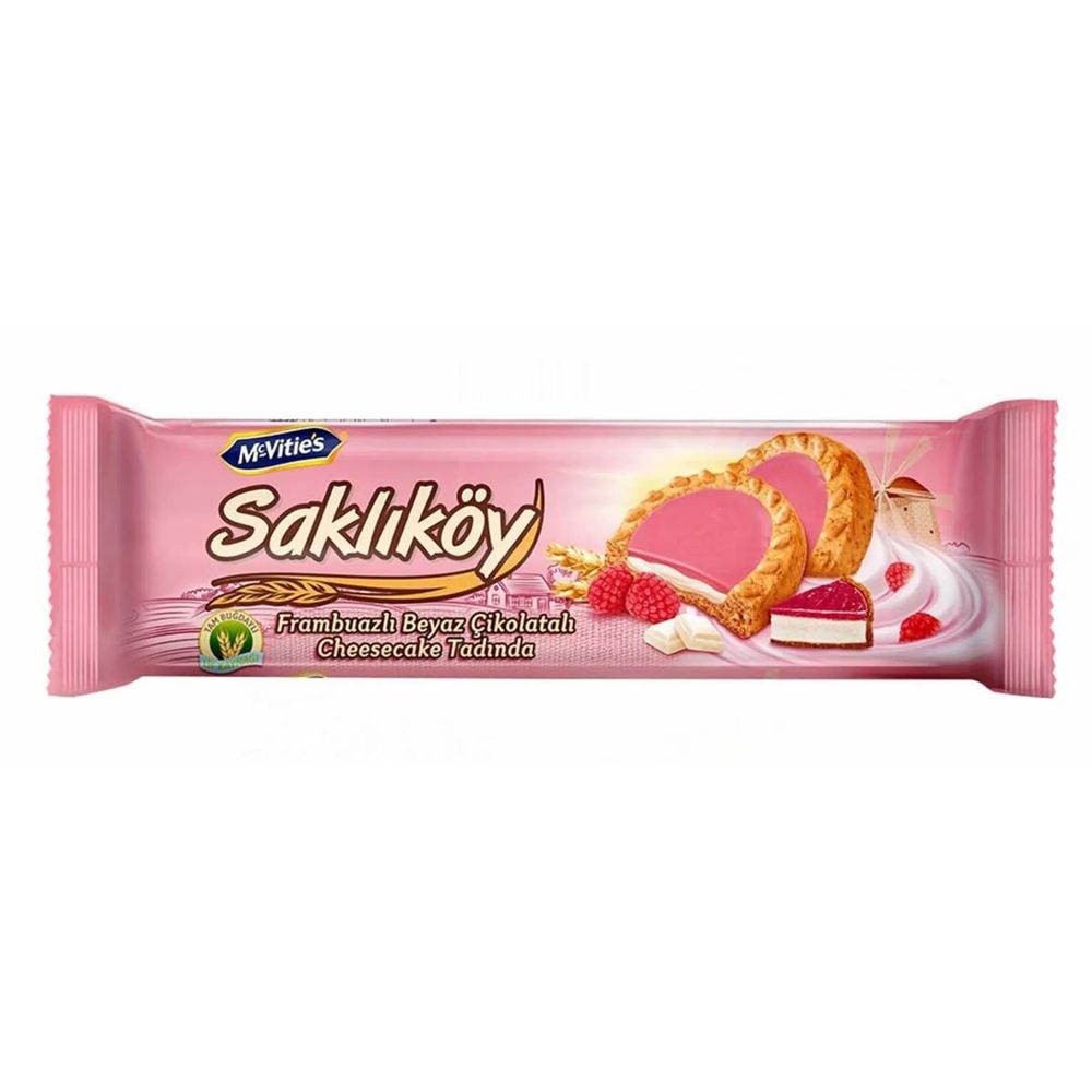Buy McVitie's Saklıköy Raspberry Cheesecake Biscuits 100g | Best Grocery