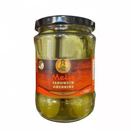 Melis Sandwich Sliced Gherkin Pickles 540g | Best Grocery