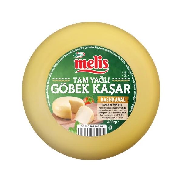 Melis Kashkaval Cheese (Gobek Kasar) 400g