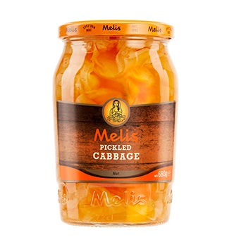 Melis Hot Pickled Cabbage 720cl