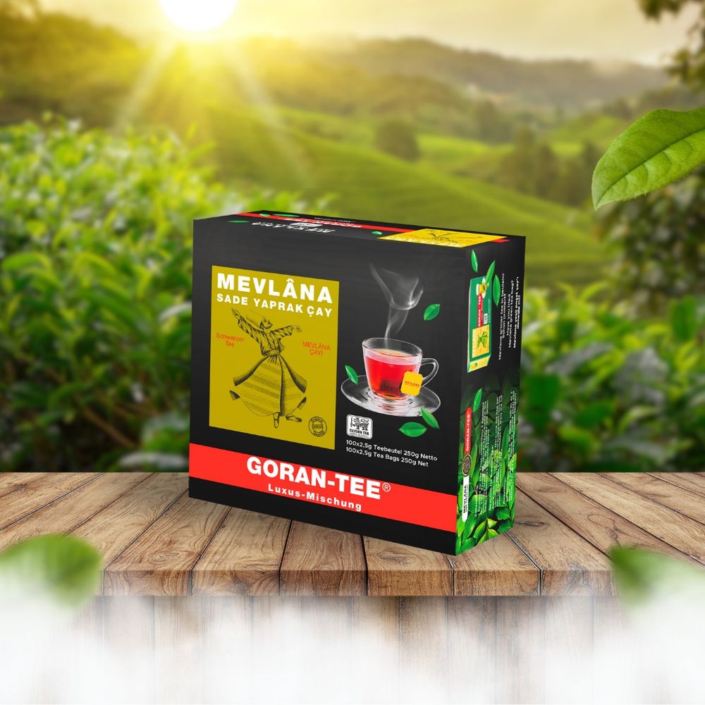 Mevlana Goran Tee Black Tea Bags 100 Packs 250g Box