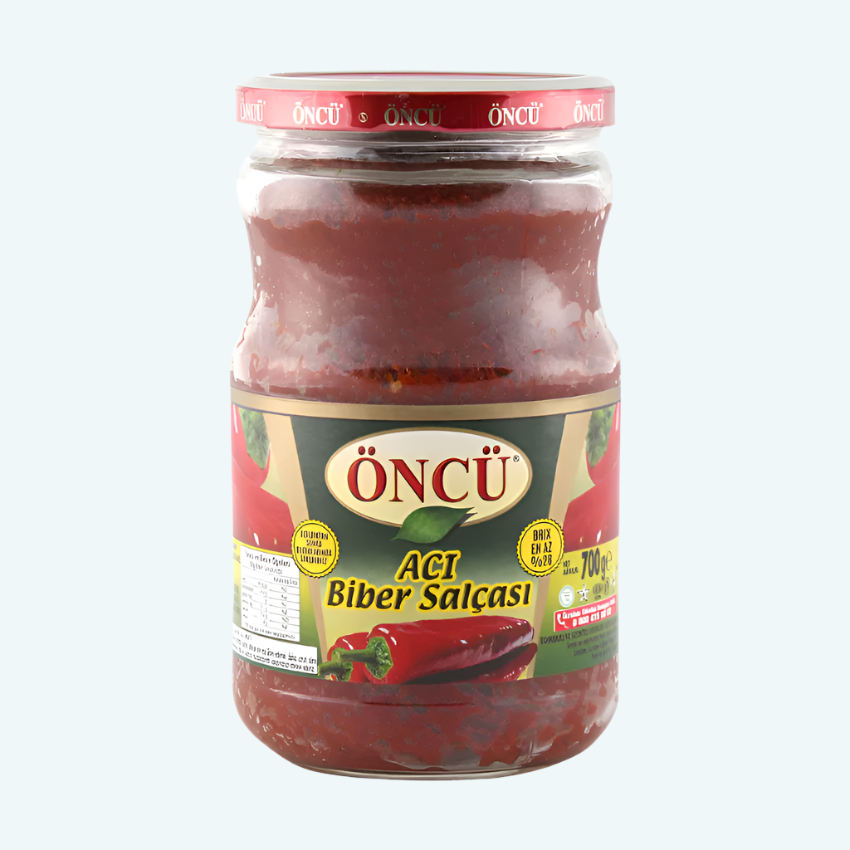 Oncu Aci Biber Salcasi Hot Pepper Paste 700g | Best Grocery