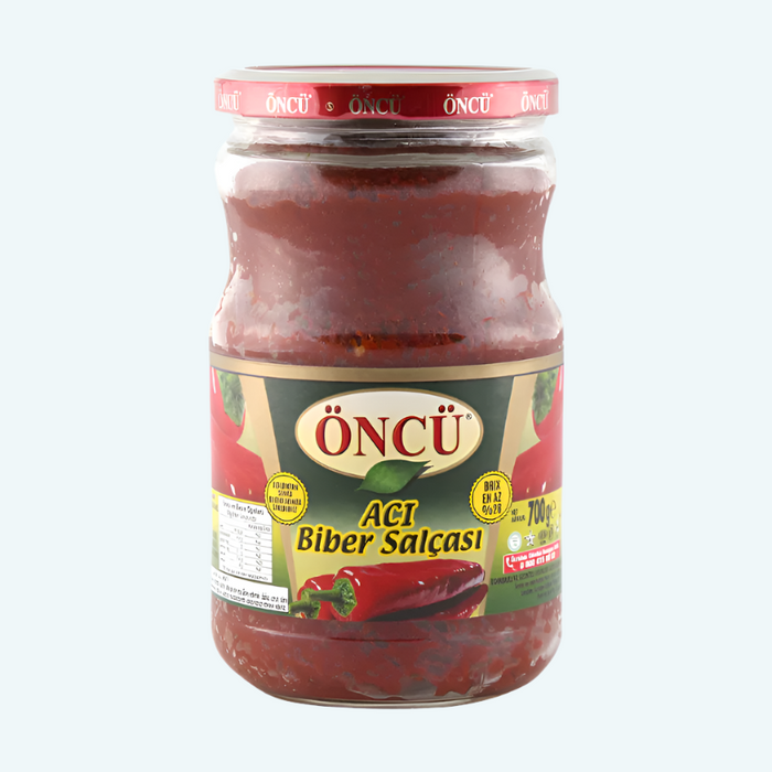 Oncu Pepper Paste Hot Jar (Aci Biber Salcasi) 700gr