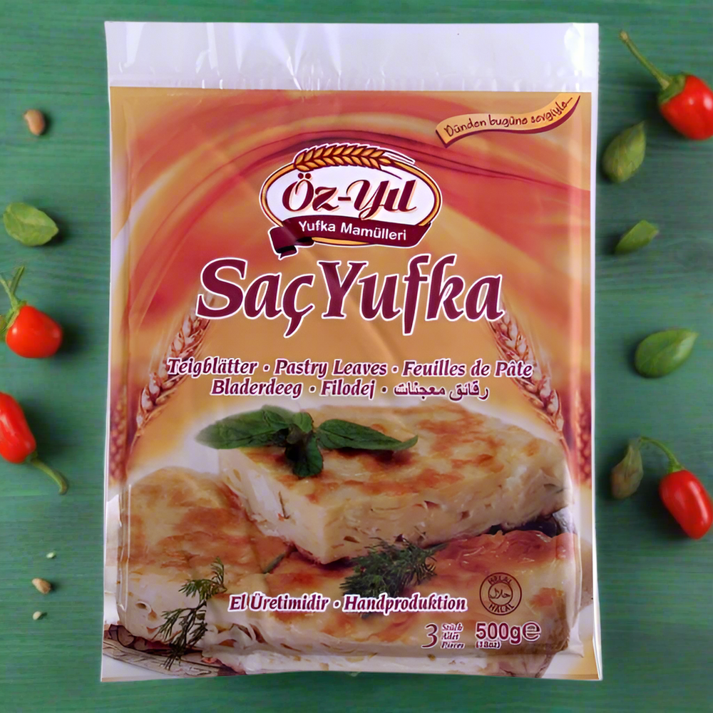 Ozyil Flat Type Fillo Pastry Sac Yufka 3 Pcs 500g | Best Grocery