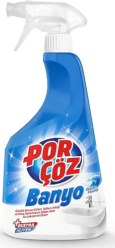 Porçöz Bathroom Descaler and Cleaner Spray 750ml | Best Grocery