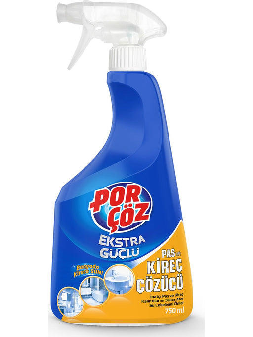 Porçöz Extra Powerful Rust and Limescale Remover Spray 750ml | Best Grocery