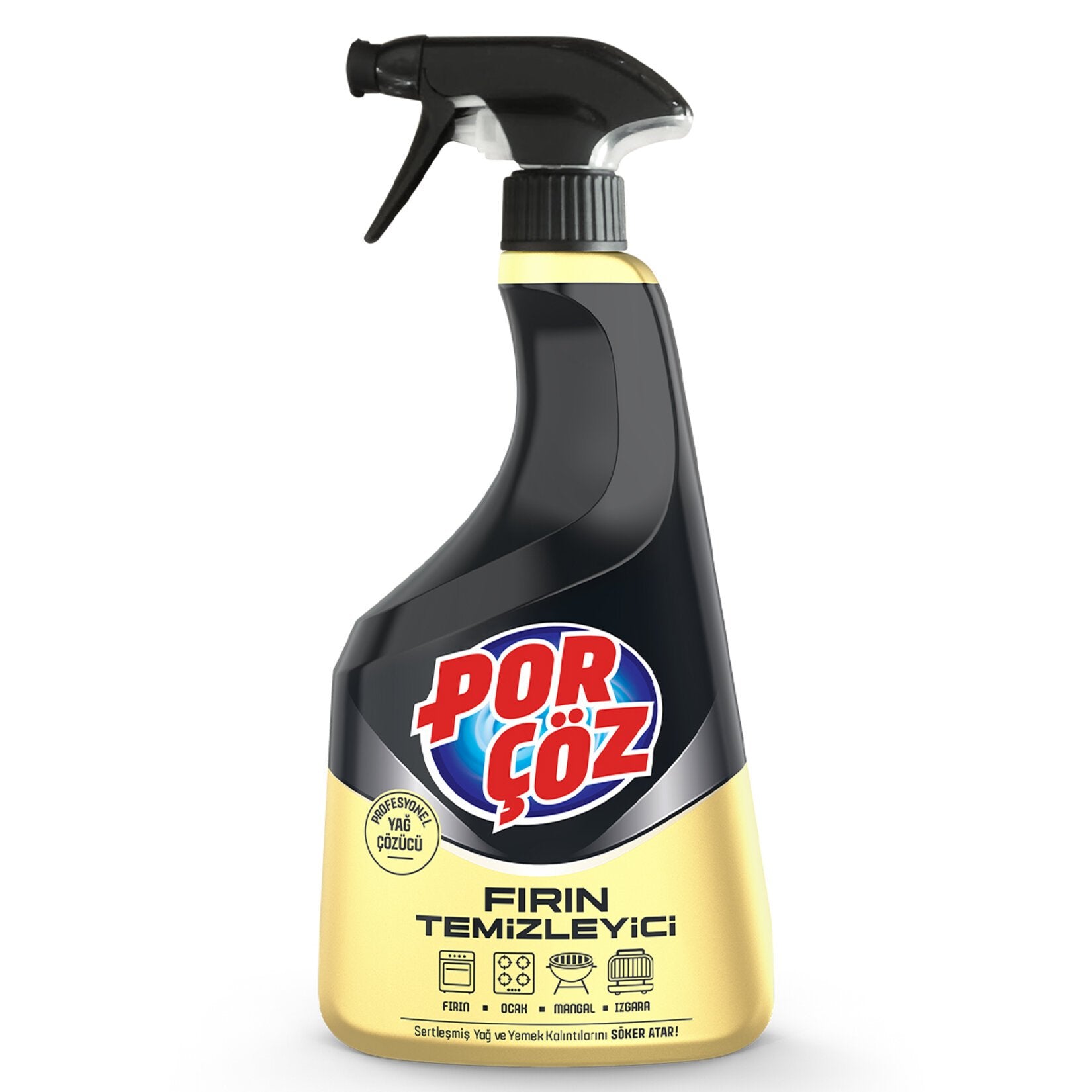 Porçöz Professional Oven and Grill Cleaner Spray 750ml | Best Grocery