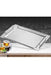 Modern Stainless Steel Serving Tray with Cylindrical Handles | Best Grocery