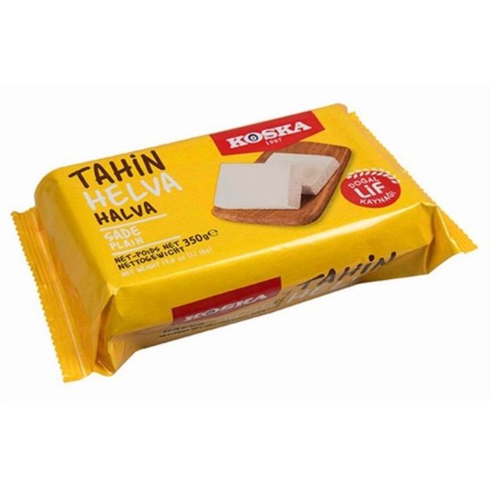 Koska Plain Tahini Halva (Sade Helva) 350 Gr
