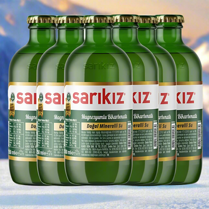 Sarikiz Mineral Water (Maden Suyu Soda Sade) 6*250Ml