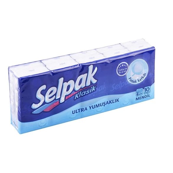 Selpak Paper Handkerchiefs, Pack of 10